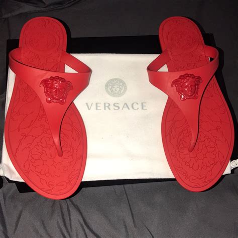 how much are versace sandles red